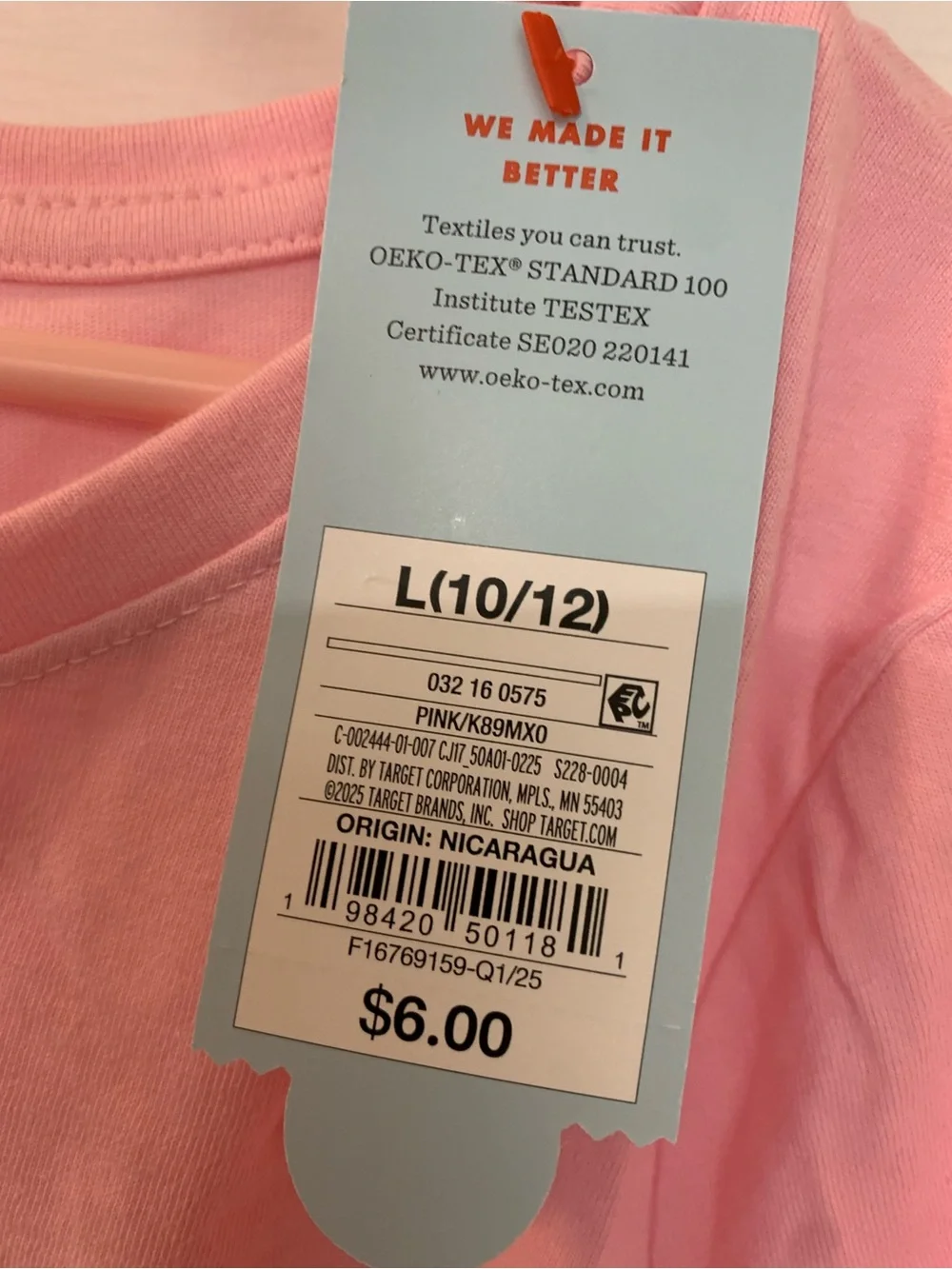 Cat & Jack NWT’s girl’s size large 10/12 graphic tee